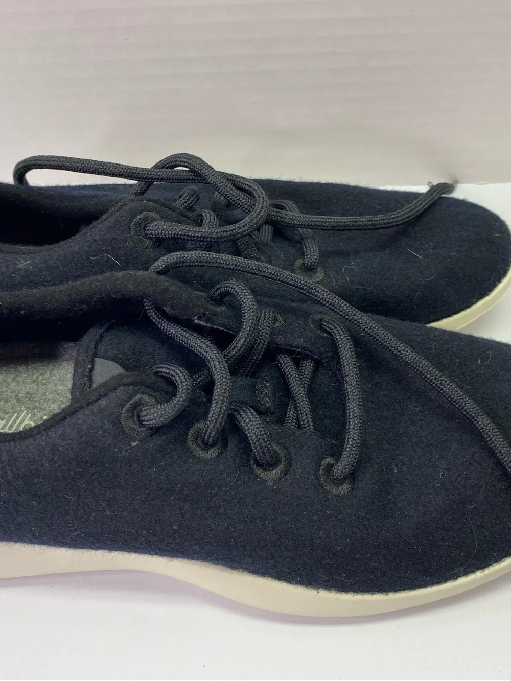 allbirds Men's Black Wool Runners Sneakers